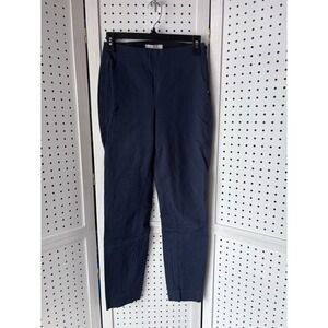 Everlane Pants Trousers Womens Size 2 The Work Pant Navy Side-Zip Stretch